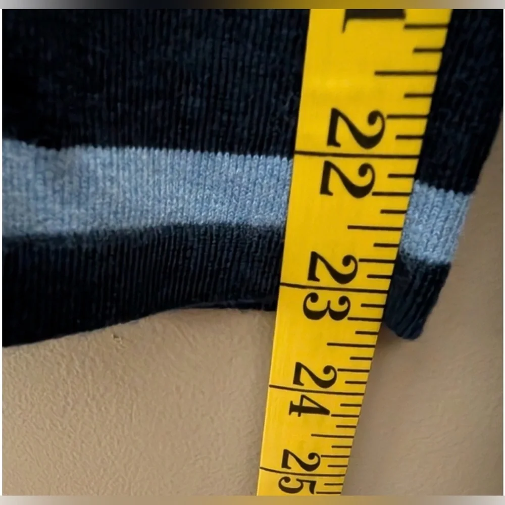 J. McLaughlin Poet Sweater In Stripe, Size:Small, Color: Blue - Picture 8 of 9